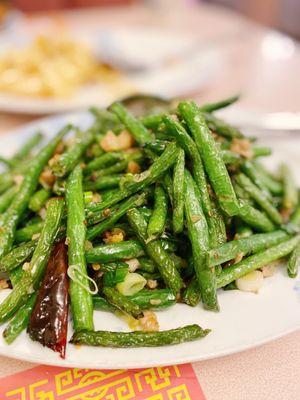 String Beans with Minced Chicken