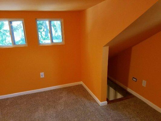 Convert attic space in bedroom 2/2