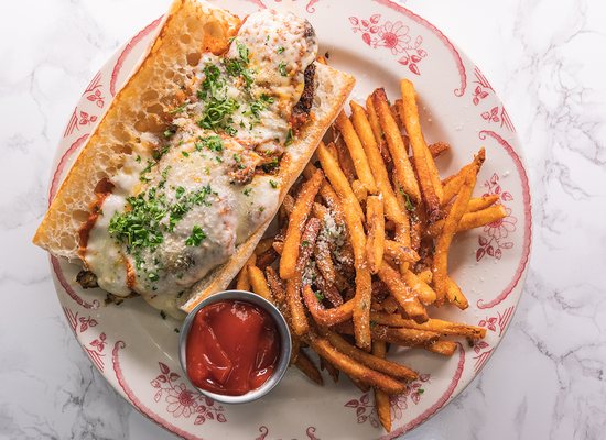 Chicken Parm sandwich