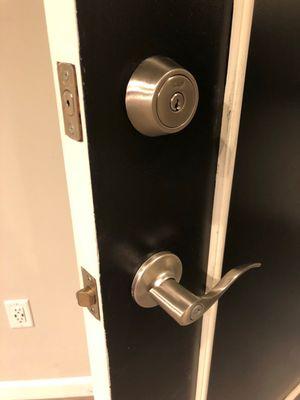 Deadbolt lock and lever lock