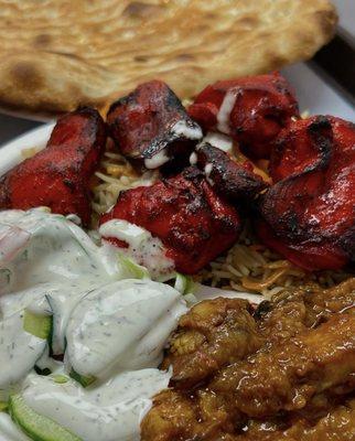 Spicy Chicken Tikka Platter