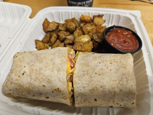 The Chipotle Sausage Burrito!