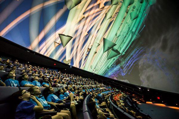 The 250-seat planetarium uses 16-million-color 8K projection, surround sound and a vast dome screen to take you on dazzling visual odysseys.