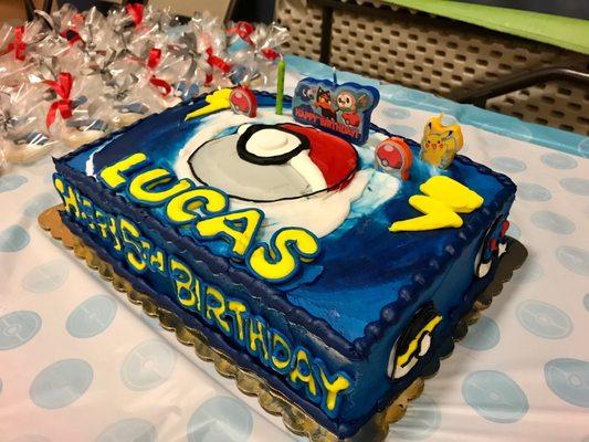 Pokemon themed cake!