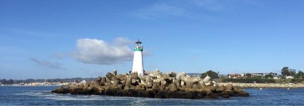 Passing the lighthouse