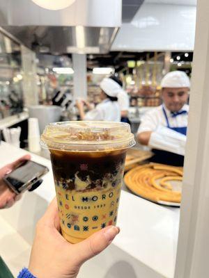 Flan espresso drink