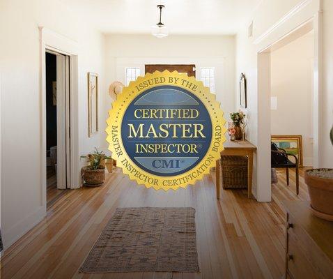 Make sure you hire an inspector that is a Certified Master Home Inspector!