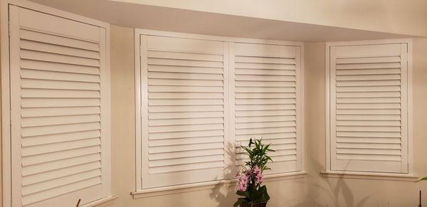 Dining room shutters