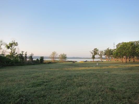 View of the lake