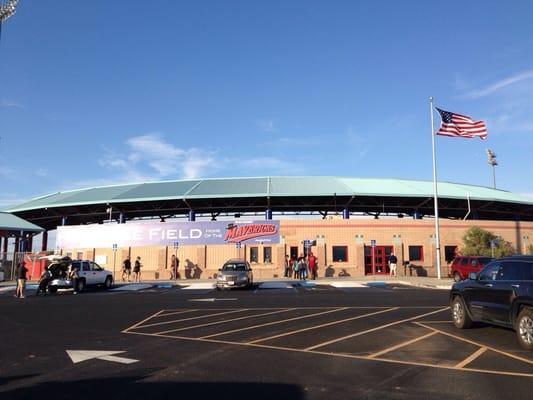 Stadium entrance.