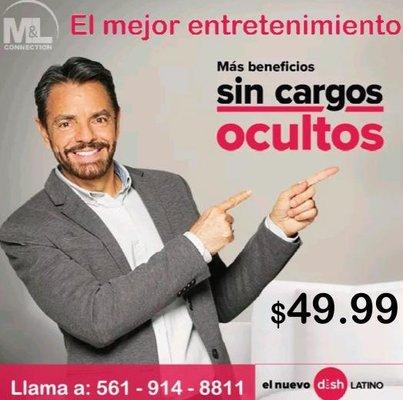 Desde $49.99 cable más servicio completo de instalación inmediata. .no seguro social  .no contrato  .no credit check  Revisamos cobertura