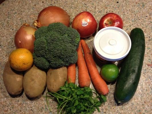 This is what $24 would have bought at this CSA. I only paid the $12 Living Social price but it wasn't even worth $8. See review.