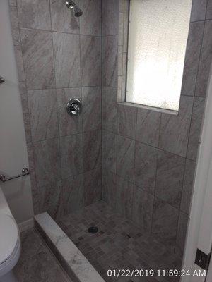 New Master Shower!