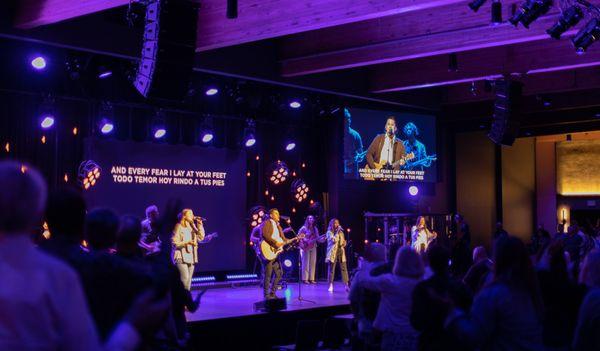 Quarterly, we partner with our Centro Victoria family in worship.