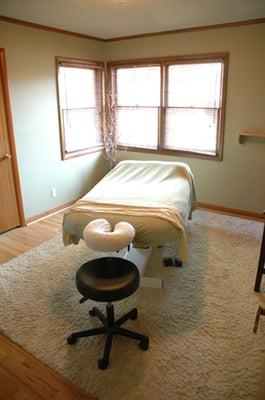 Massage therapy and seasoned chiropractic adjustments by appointment, including same-day appointments.