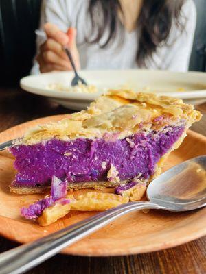 Ube macapuno pie