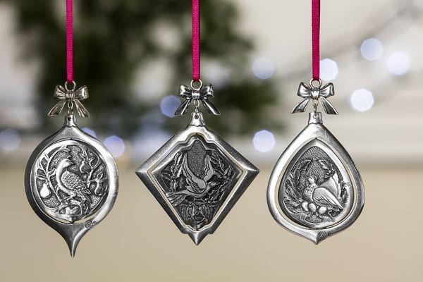 12 Days of Christmas Spinner Ornaments