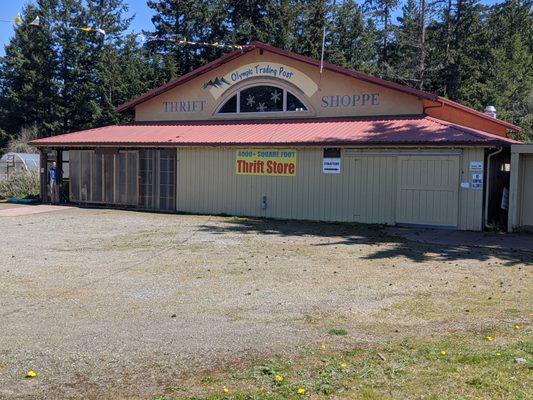 Our Storefront off the the highway in Port Hadlock! We just bought the business in April!