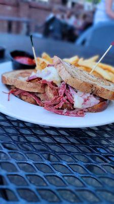 Reuben with fries