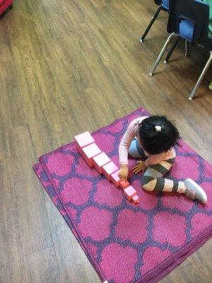 Montessori preschool class