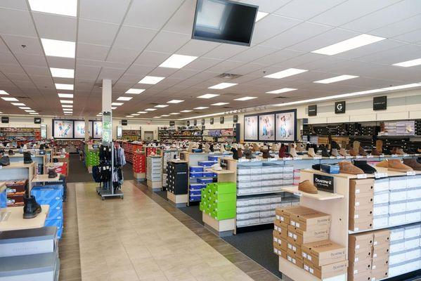 Wide Shot of Interior of Store