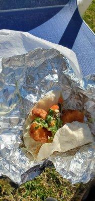 Honey Mango shrimp tacos. So yum!!