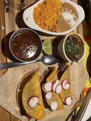 Birria Tacos Plate