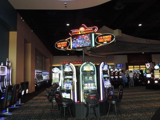 Over 700 slot machines for your gaming entertainment