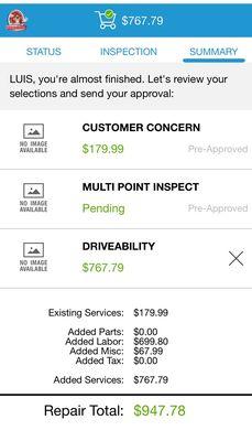 $24 of gas purchase turned into $947.78 repair cost