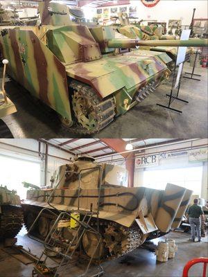 Sturmgeschütz III x2 & Panzer VI Tiger (replica)