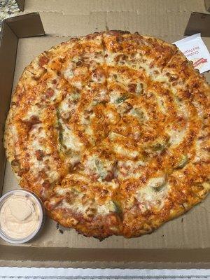 Peri Peri Chicken Pizza