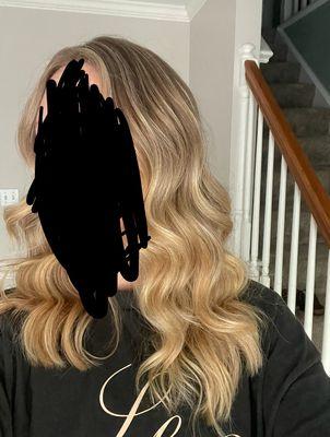 Blonde highlights