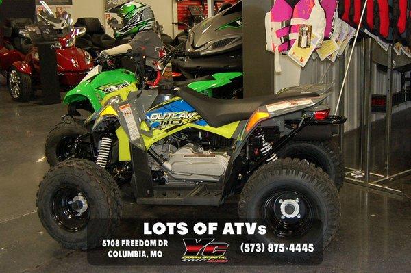 ATV's are in stock and ready for you-YC Powersports of Columbia 5708 Freedom Dr. Columbia, MO 65202 (573) 875-4445, Kirksvill...