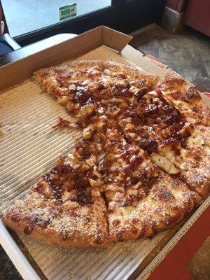 BBQ Chicken pizza!