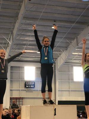 Silver state Meet 1st Place for Vault