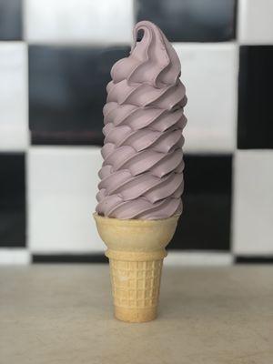 Raspberry Frozen Custard... make sure you try it when it's our Feature Custard Flavor!