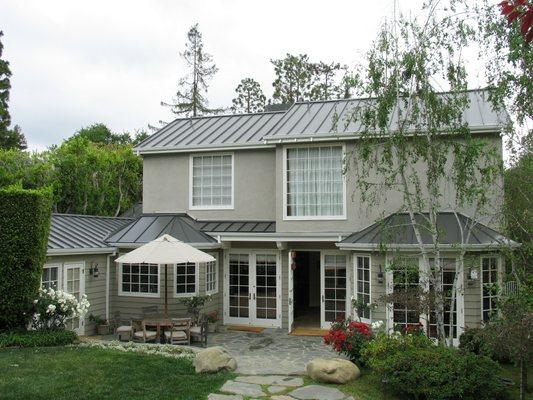 Standing Seam Steel Roof....big change to this home's appearance!