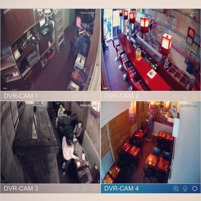 4-Channel Camera system at a restaurant in Manhattan....