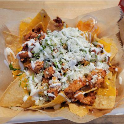 Al pastor nachos