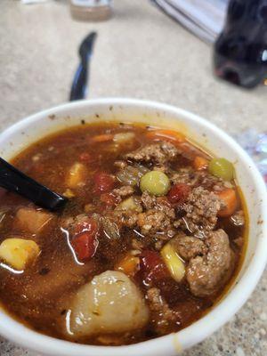 Vegetable beef soup