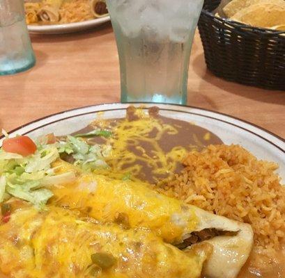 The food was fantastic and the best Mexican food I've had in a long while. The rellenos were very tasty, and the staff was really friendly.