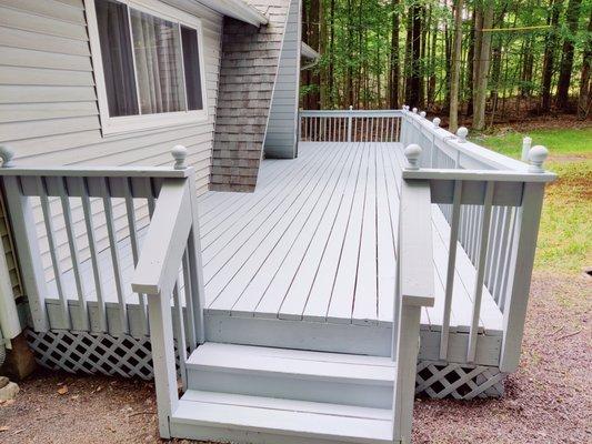 Refresh of exterior deck