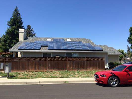 5Kw system installed. Bring on the sunshine!