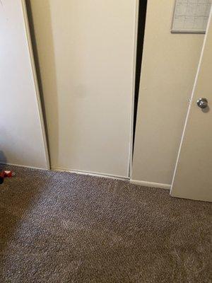 The closet door they ordered months ago and hasn't come in