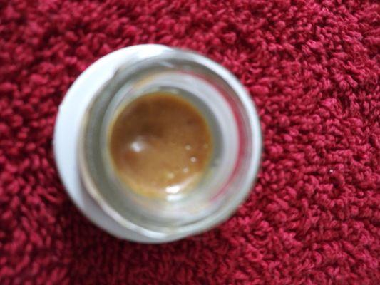 Melted down rosin bad quality