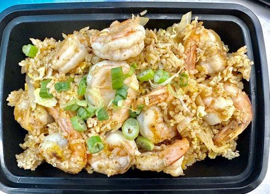 Shrimp fried rice extra spicy