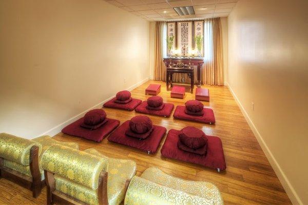 Room dedicated to providing Ekata members a peaceful and calm space to meditate at any time during open hours