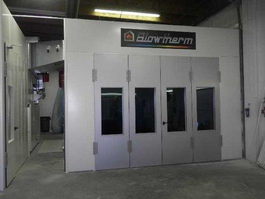 one  of our three downdraft booths