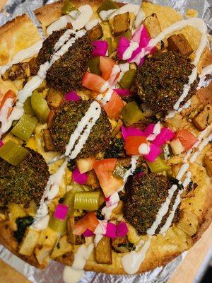 Vegetarian flatbread