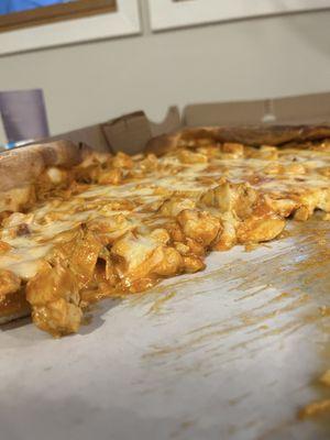 Buffalo chicken pizza